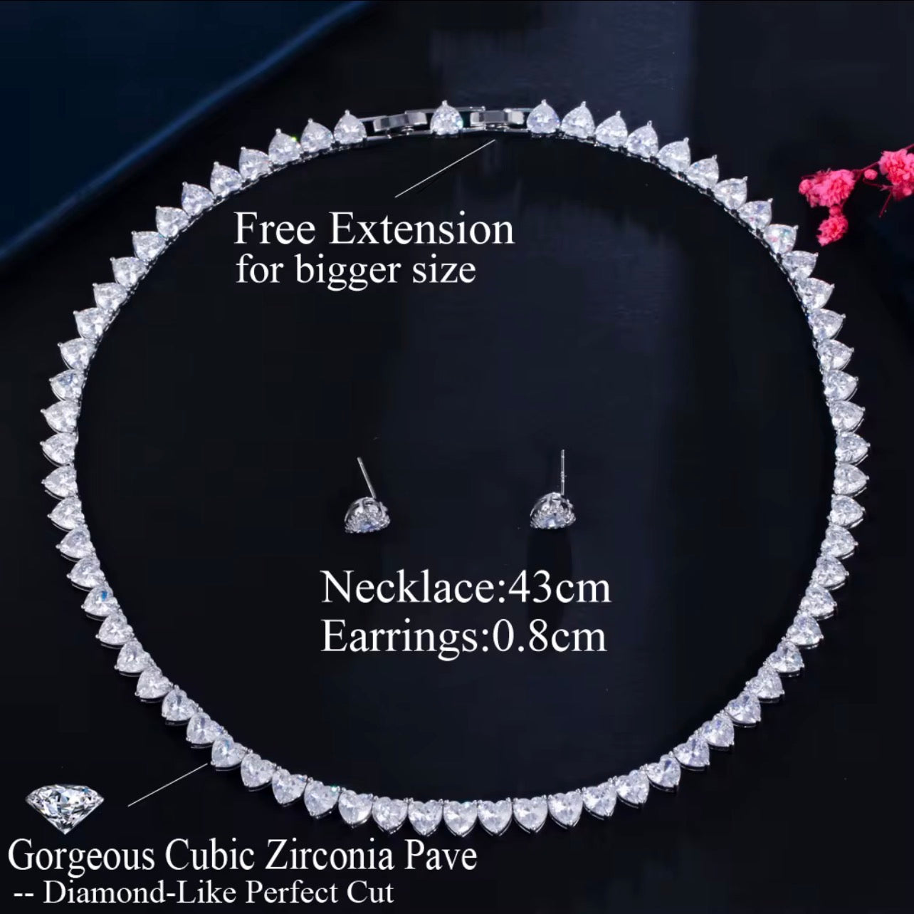 Radiant Necklace & Earring Set