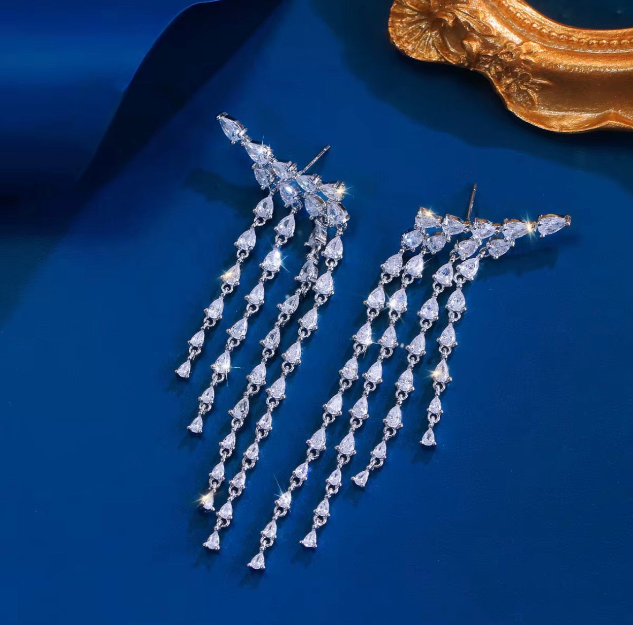 Celestia Waterfall Drop Earrings
