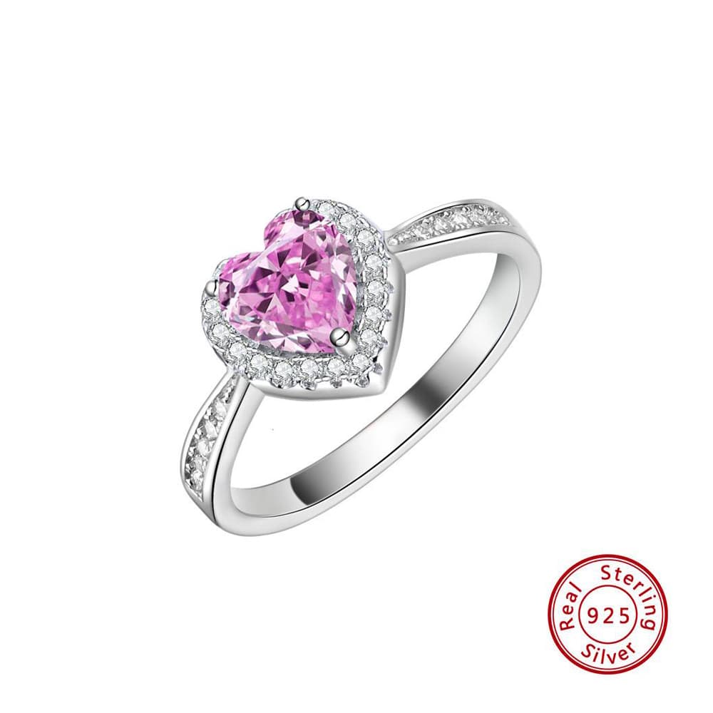 Tender Aurora Heart Ring