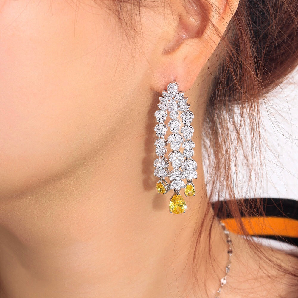Iconic Zircon Drop Earrings