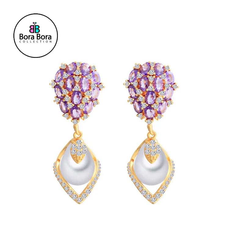 Pearl Glow Drop Earrings