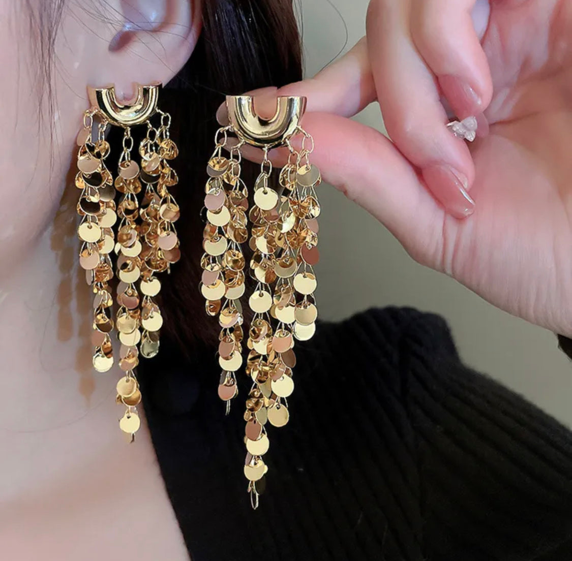 Halo Drop Earrings