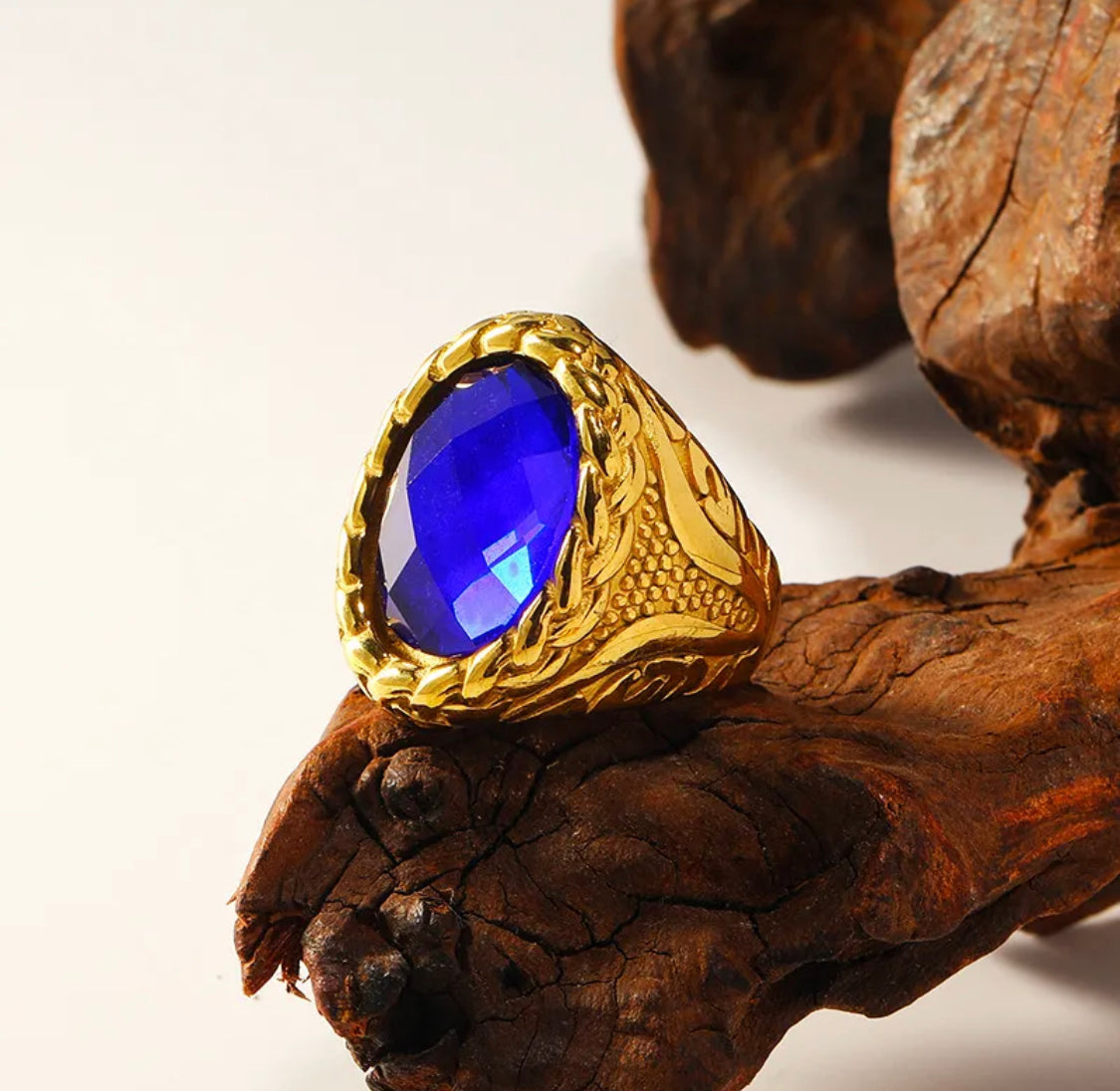 Glimmering Gemstone Ring