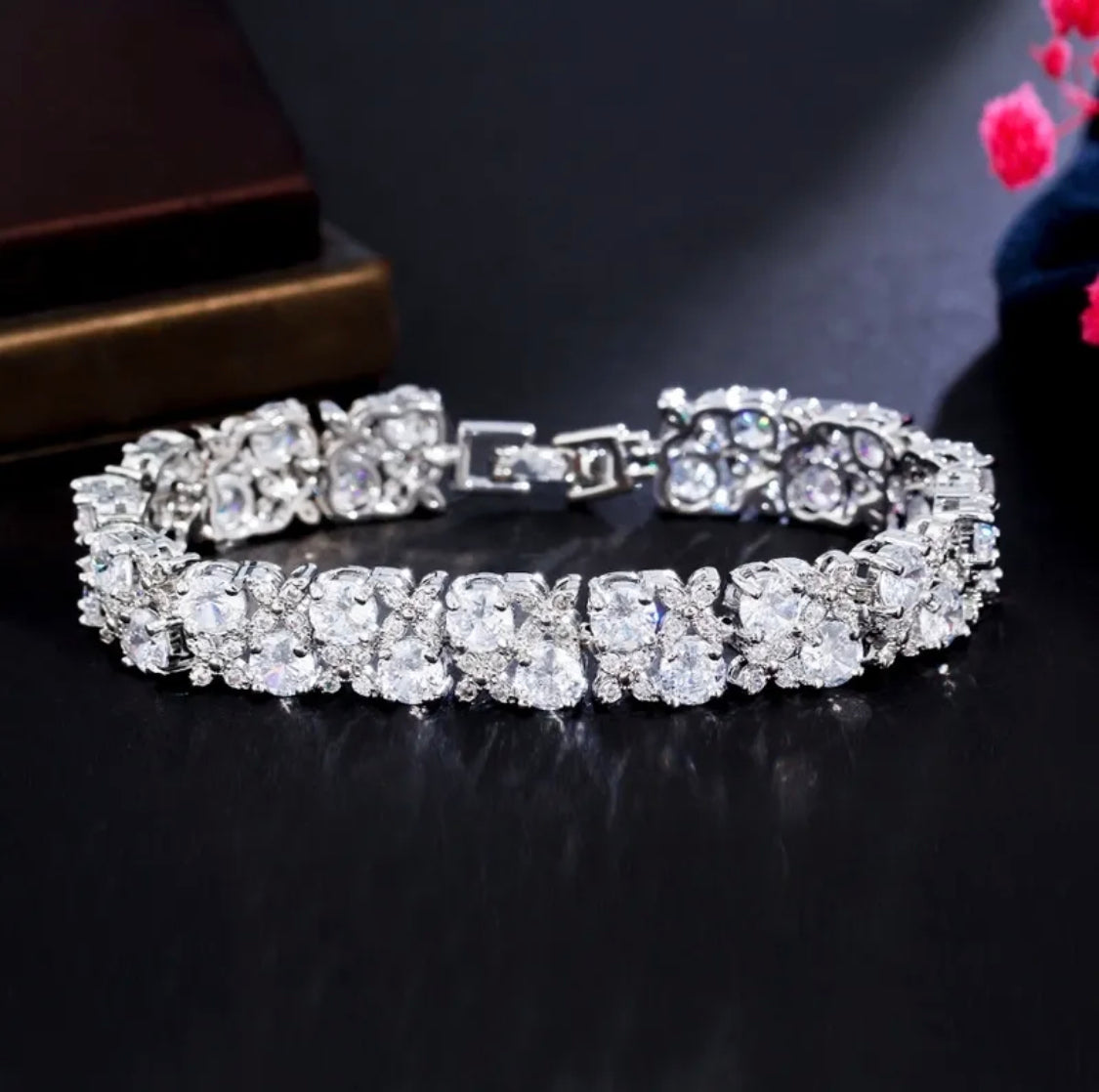 White Gold Plated Bracelet