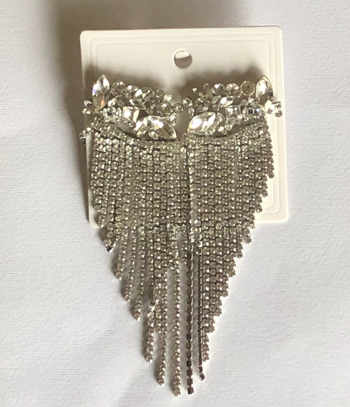 Gilded Zircon Drop Earrings