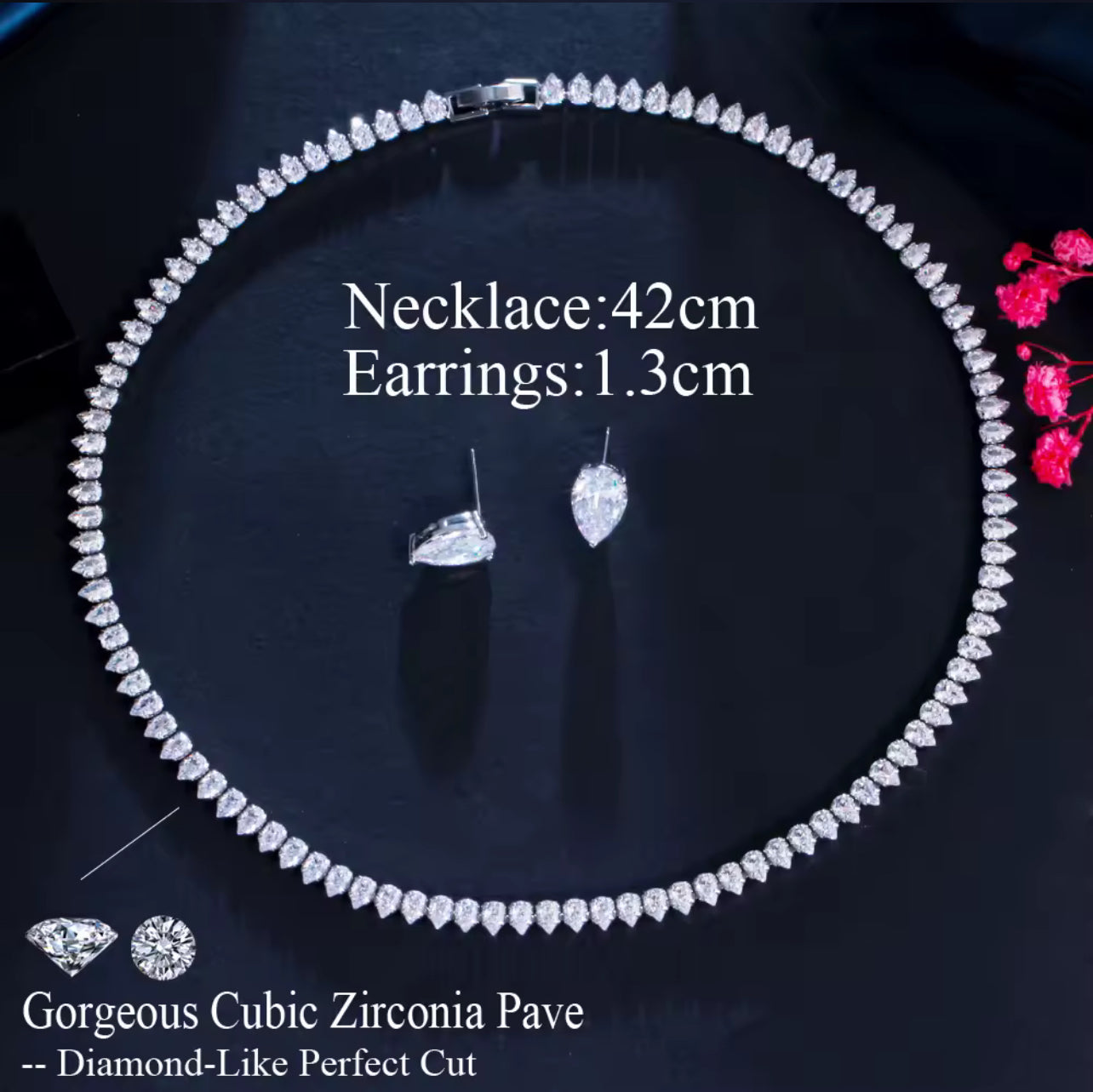 Starlit Radiance Necklace & Earring Set