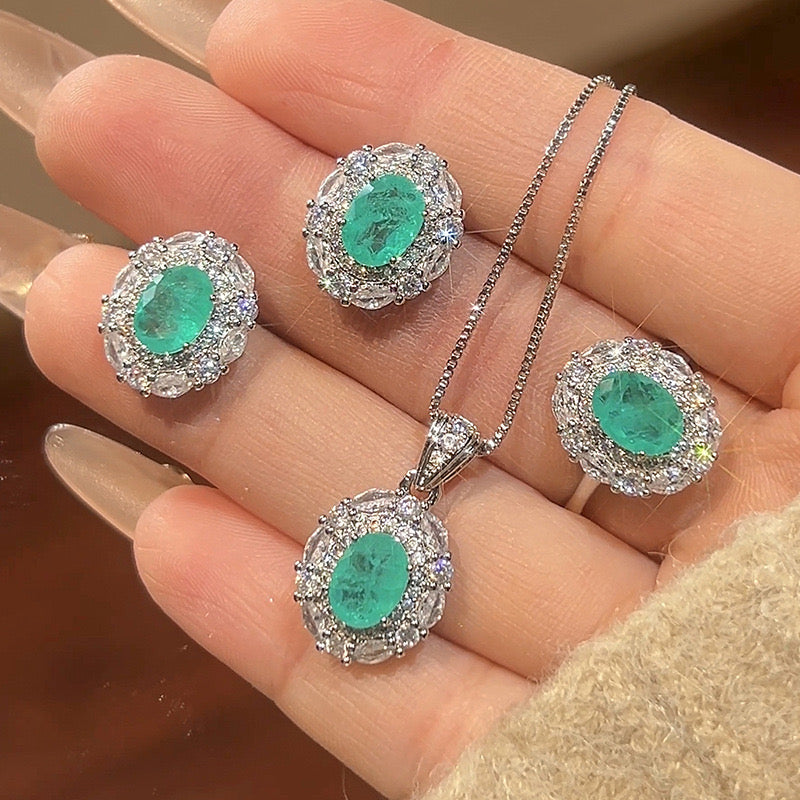 Paraiba Empress Statement Ring