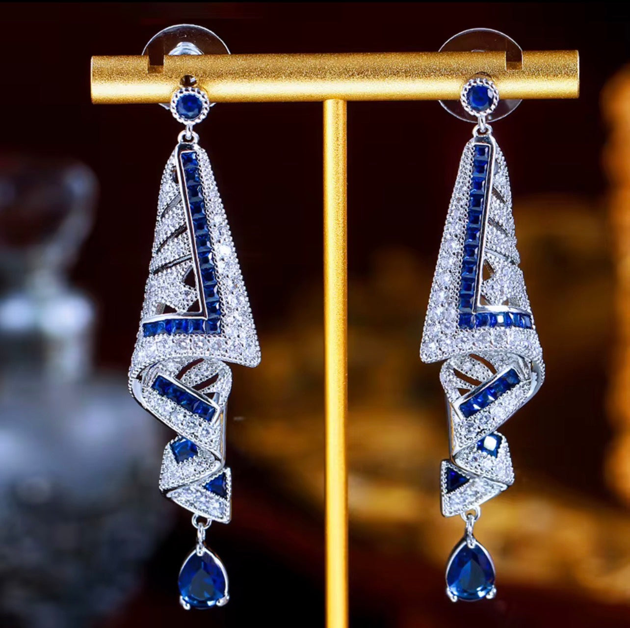 Regal Zircon Earrings