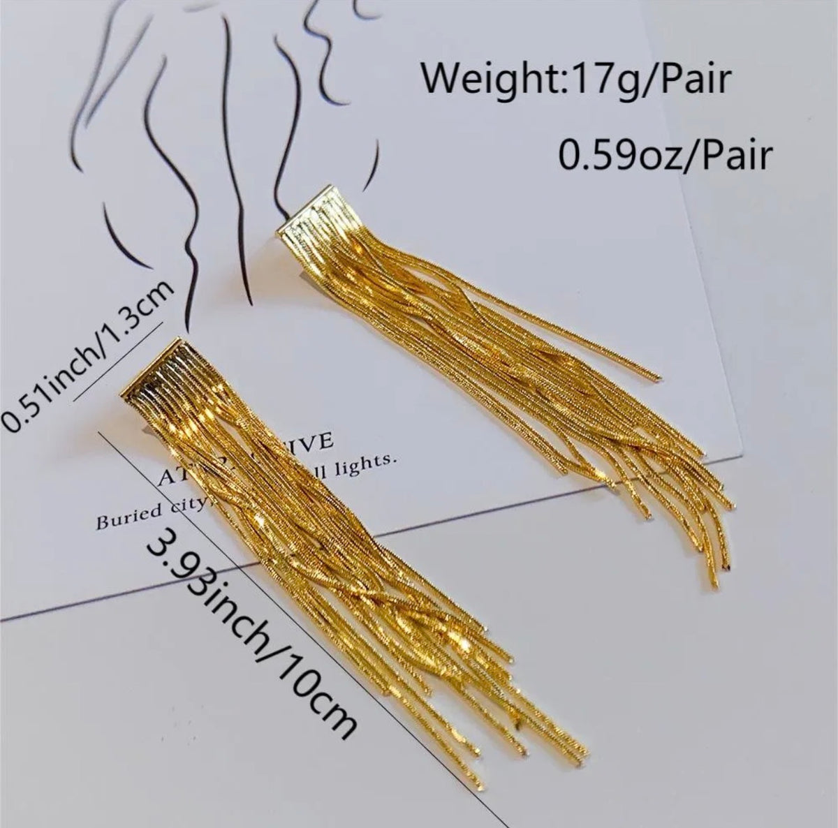 Ethereal Brilliance Drop Earrings