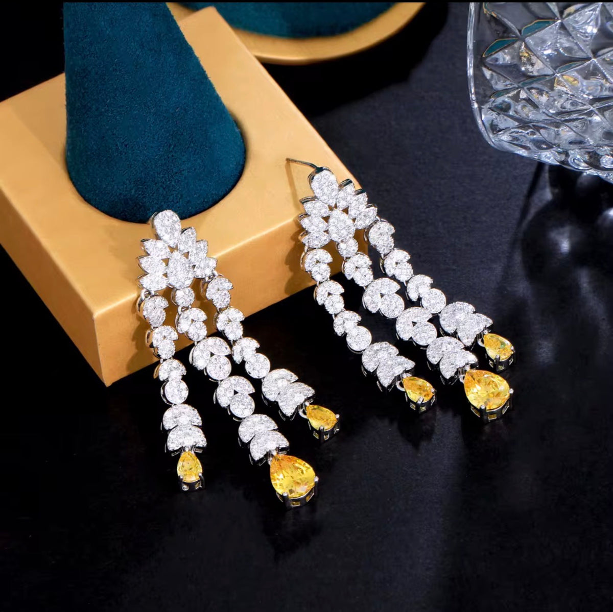 Iconic Zircon Drop Earrings