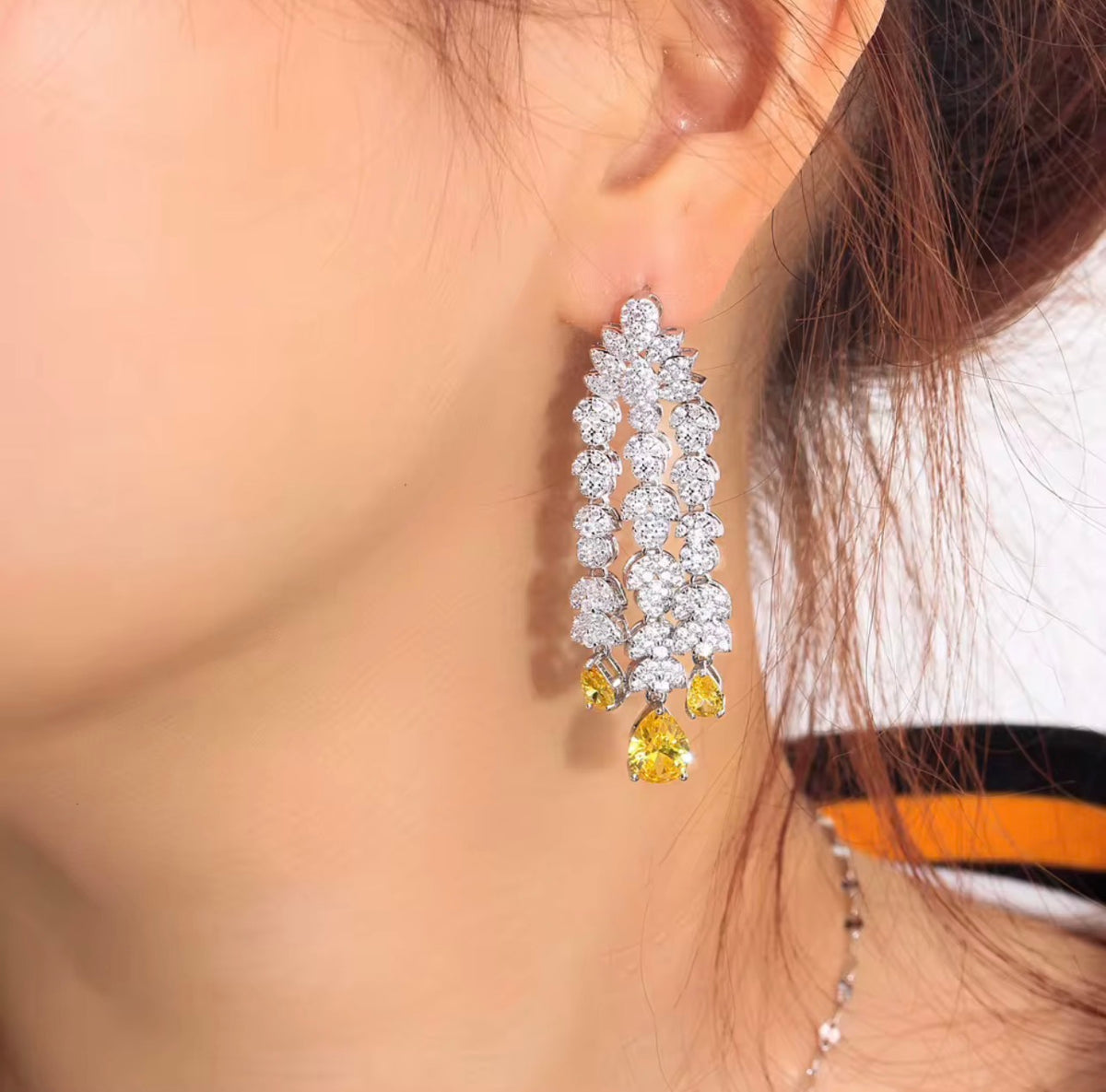 Iconic Zircon Drop Earrings