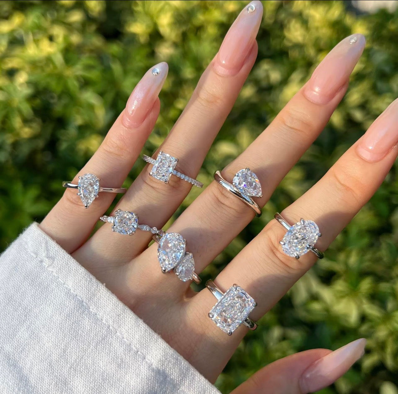 Gilded Diamond Ring