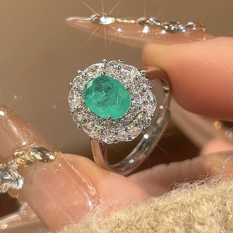 Paraiba Empress Statement Ring
