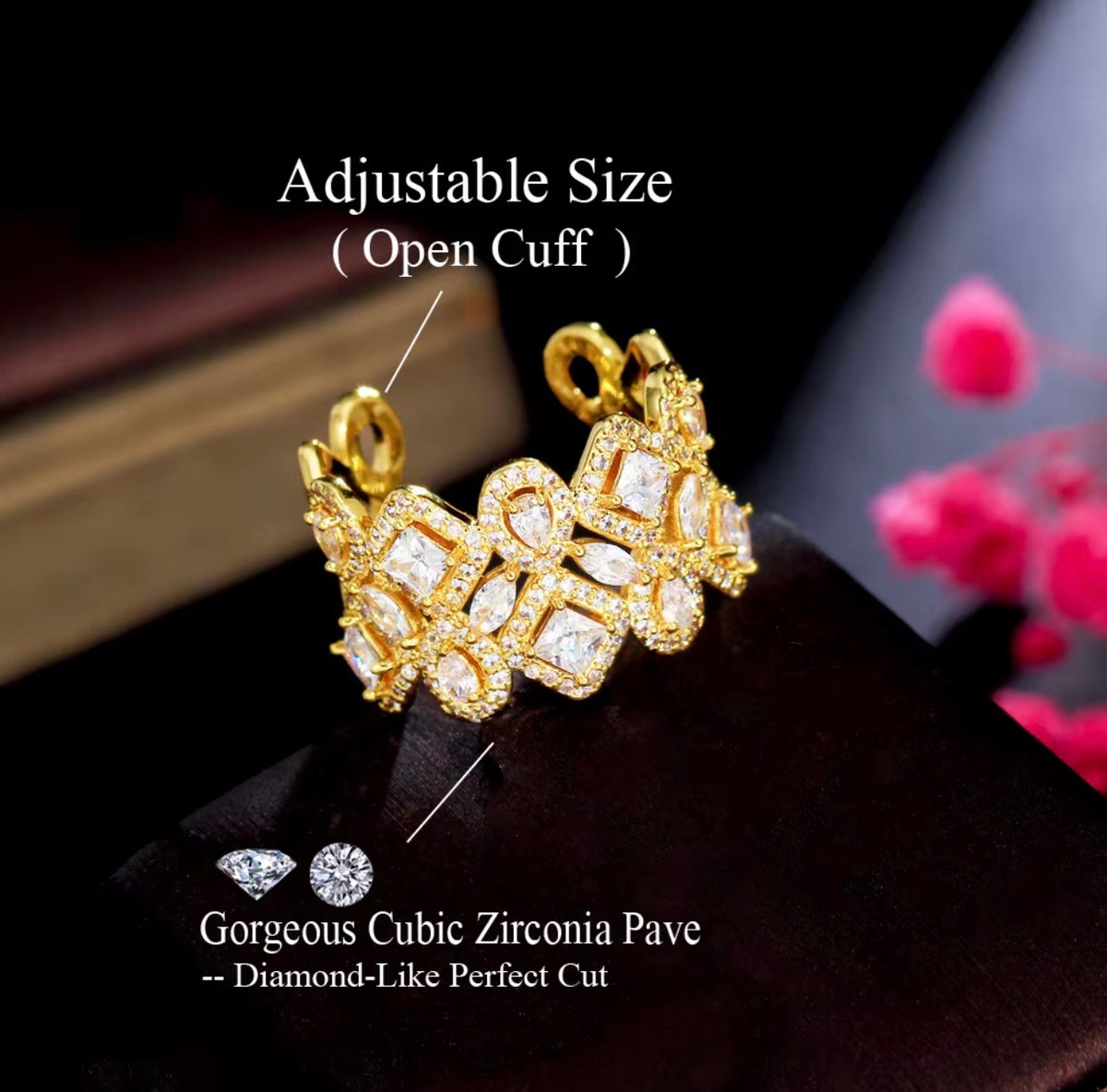 Aurelia Multi-Cut Statement Ring