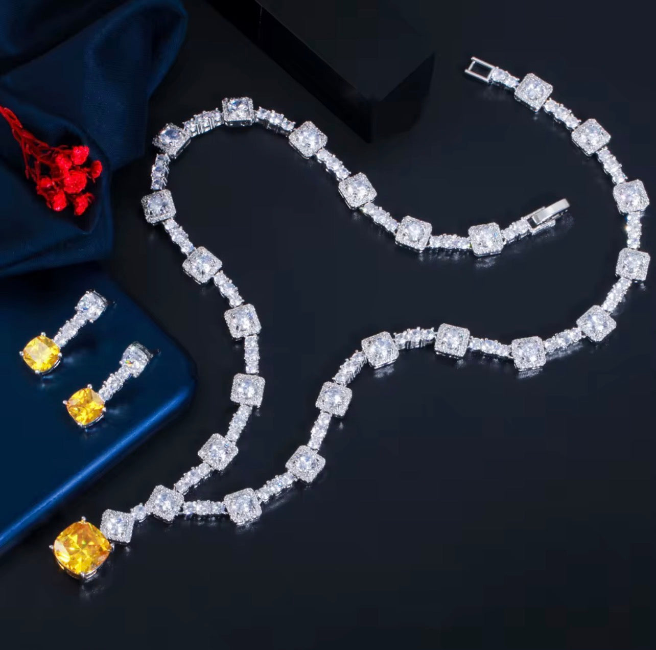 Glow Necklace & Earring Set