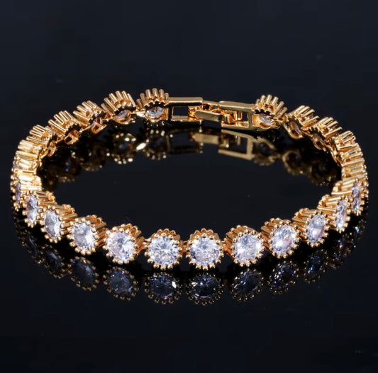 Aurelia Halo Tennis Bracelet