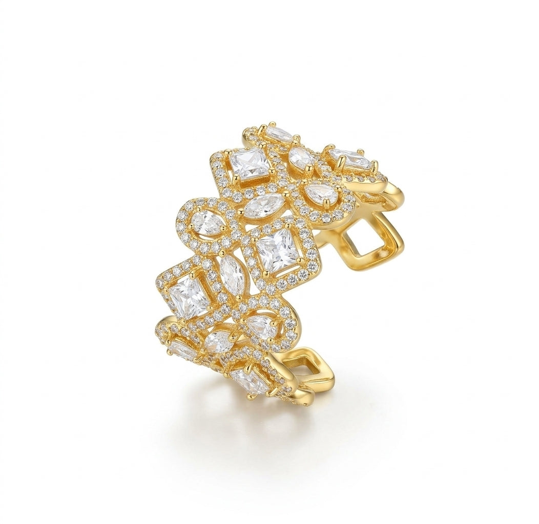 Aurelia Multi-Cut Statement Ring