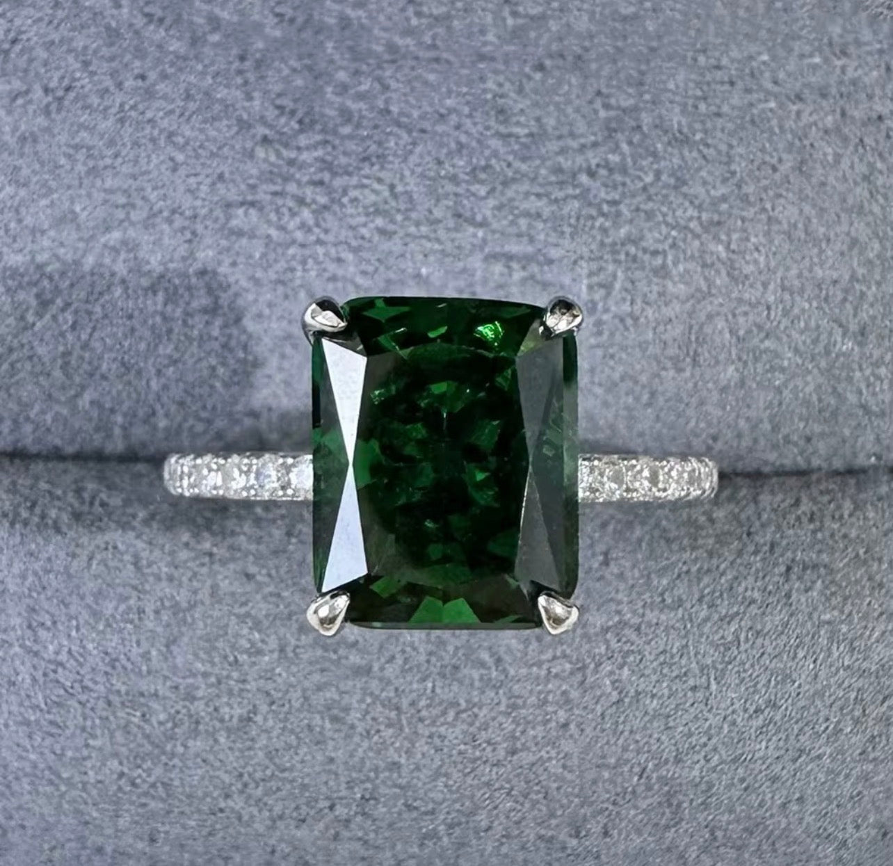 High Carbon Diamond Ring