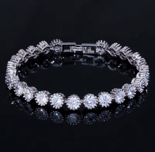 Empress Bloom Tennis Bracelet