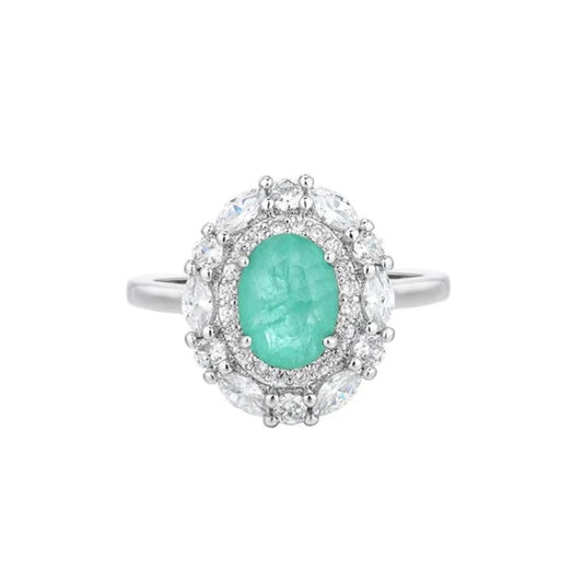 Paraiba Empress Statement Ring
