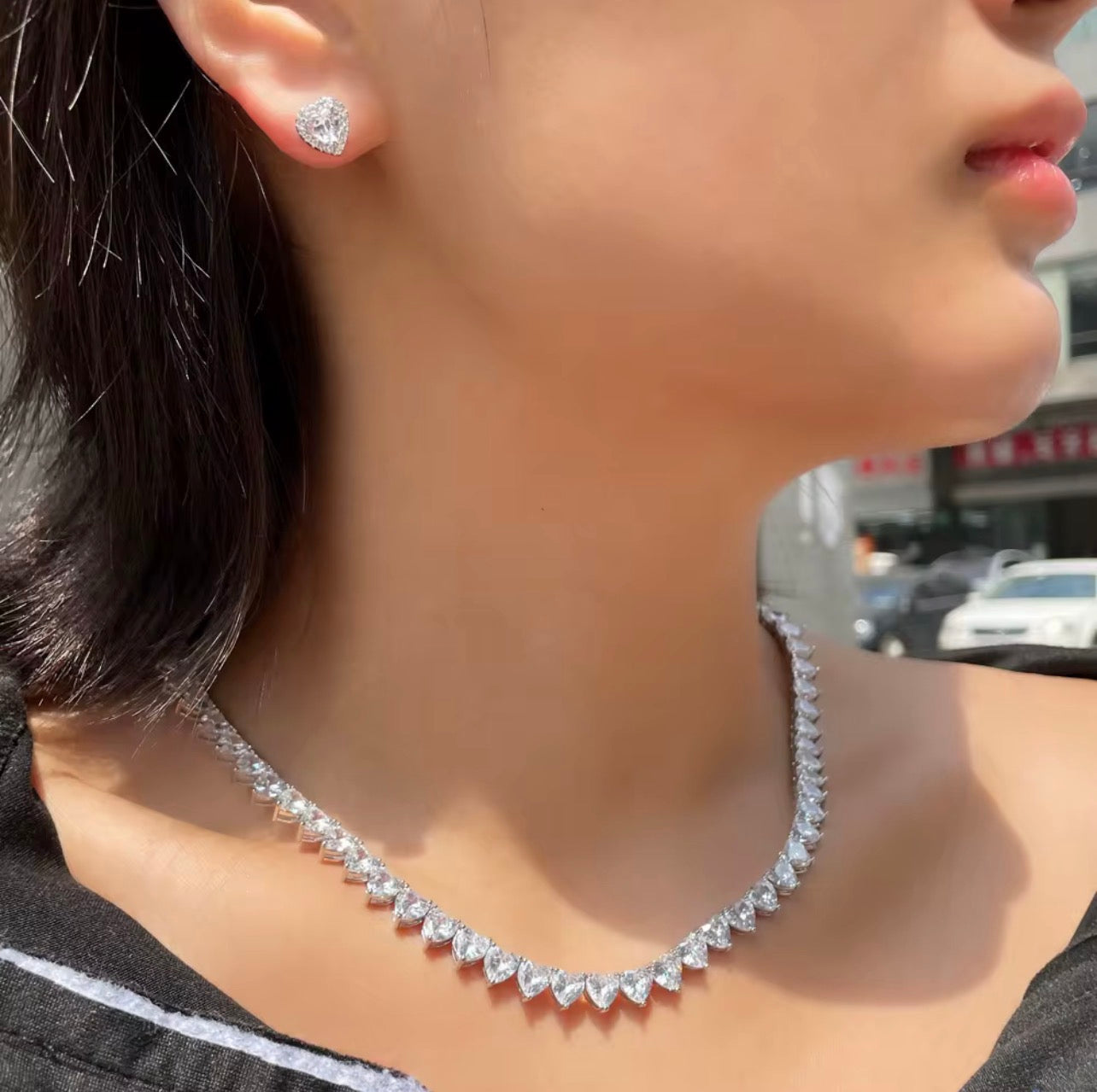 Radiant Necklace & Earring Set
