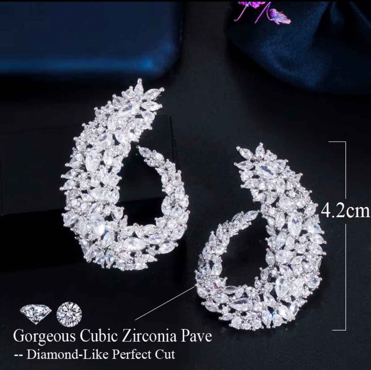 Aurelia Marquise earrings