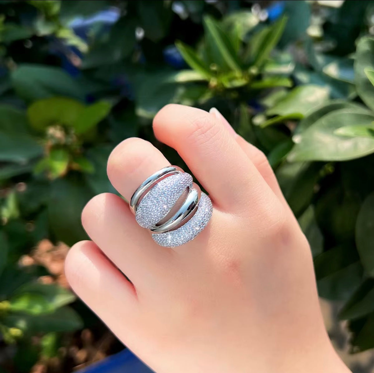 Lumina Crossover Statement Ring