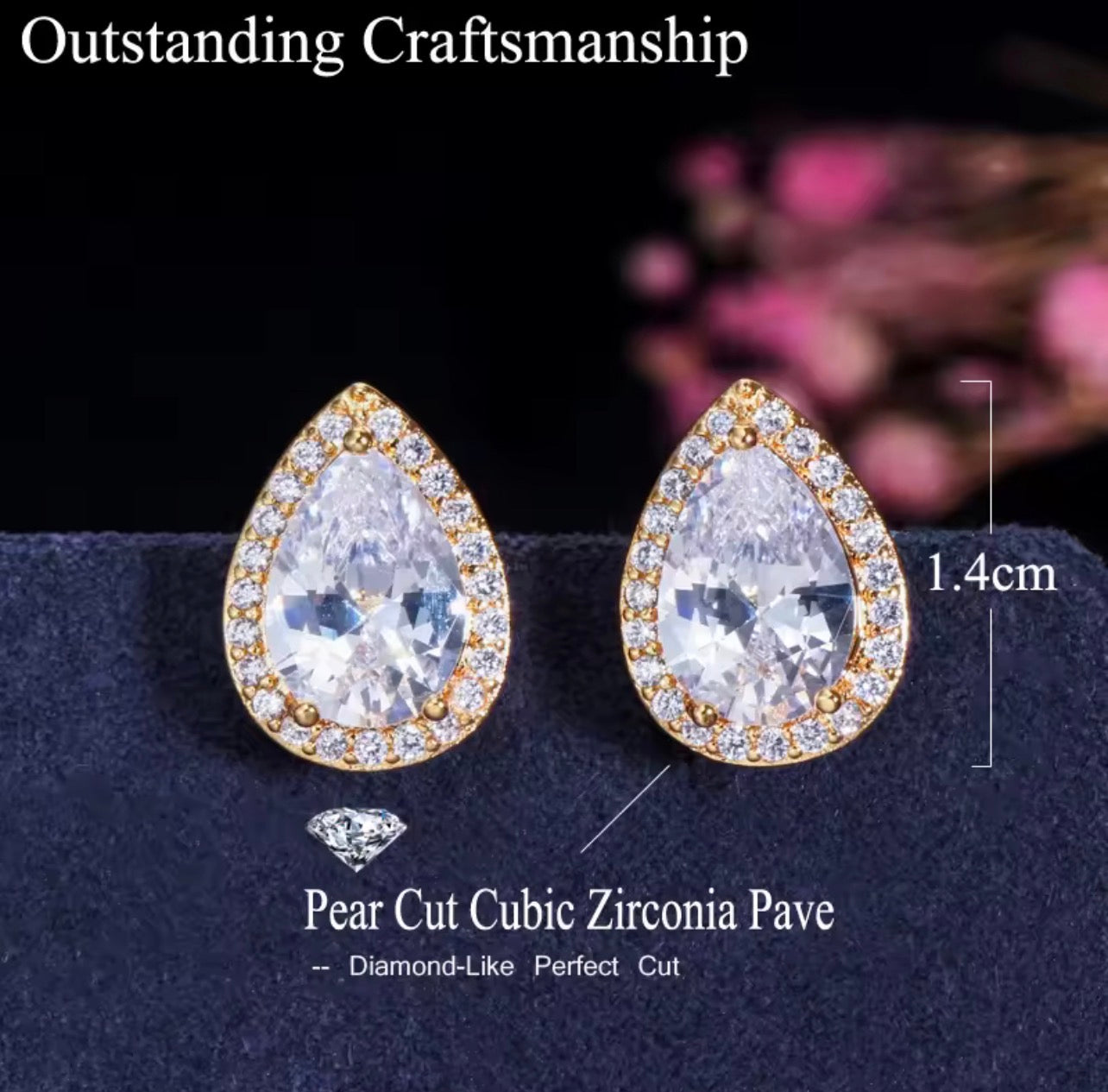 18K Gold-Plated Earrings