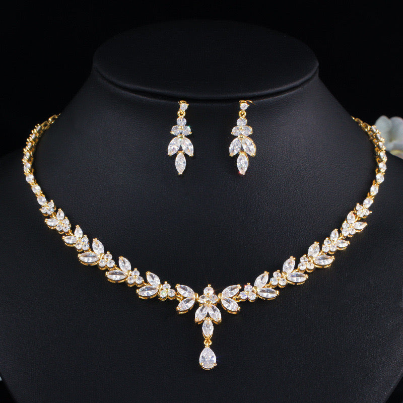 Moonlit Radiance Necklace & Earring Set