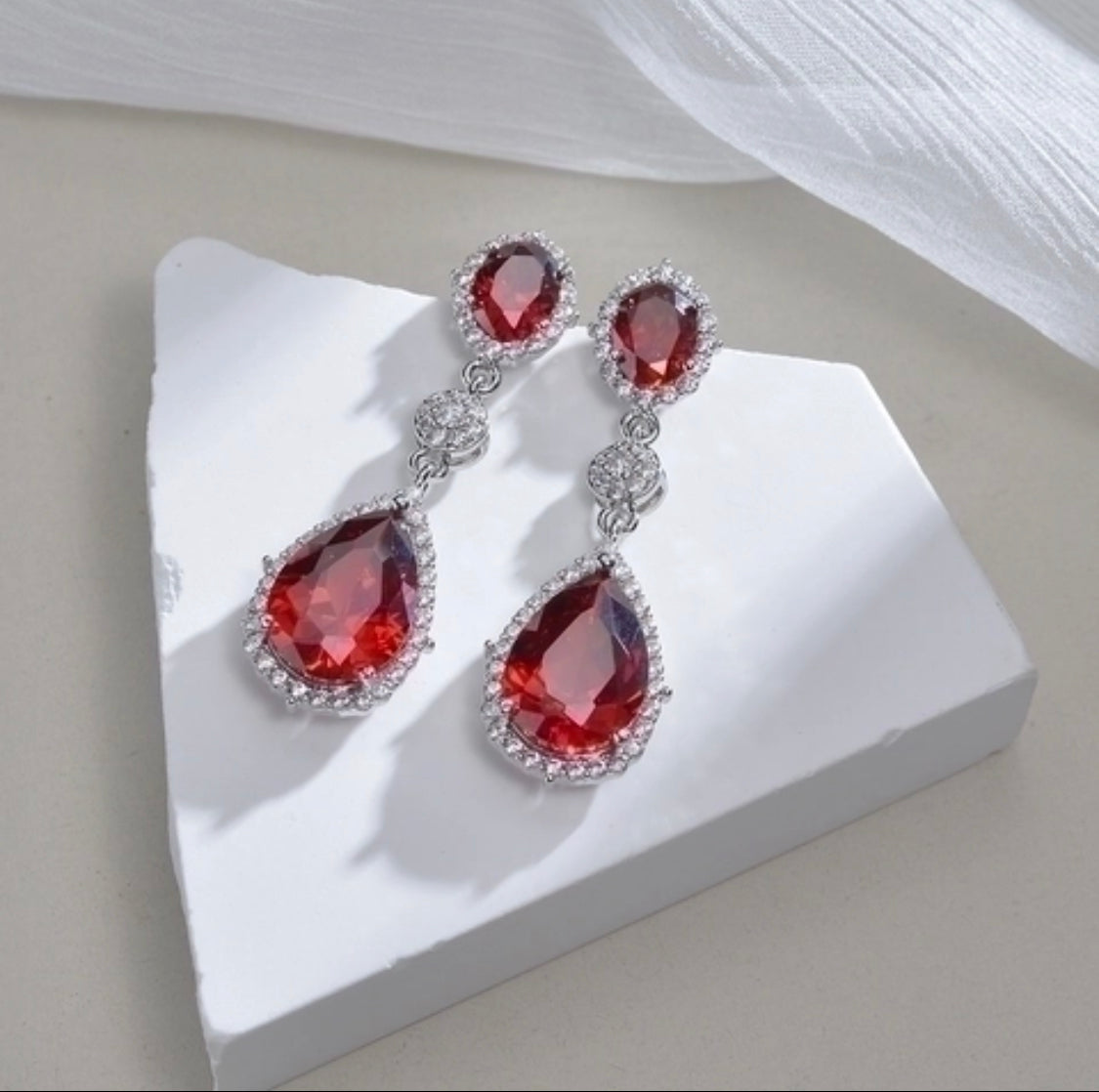 Luminous Cascade Drop Earrings