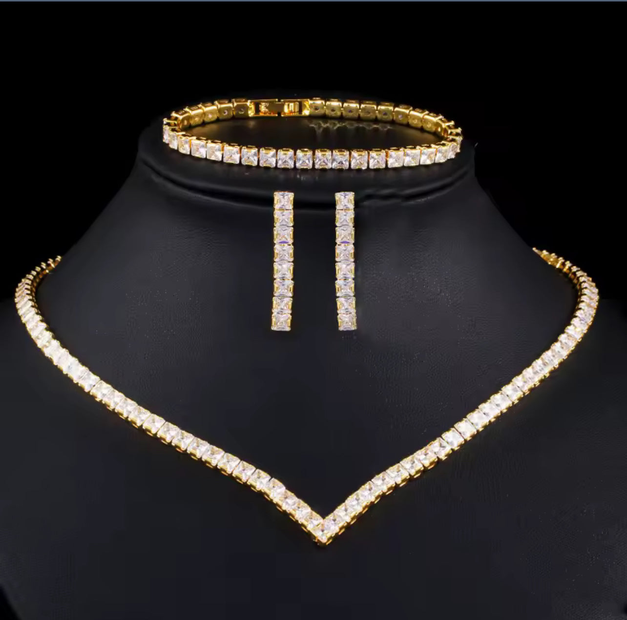 Luminous Necklace & Earring Set