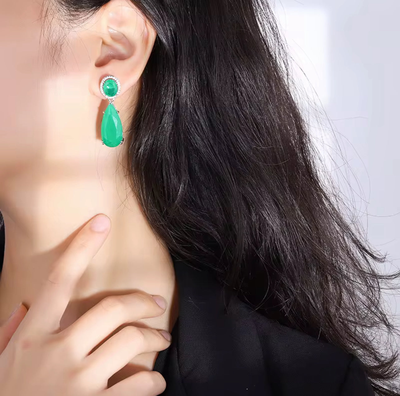 Gemstone Lumiere Drop Earrings