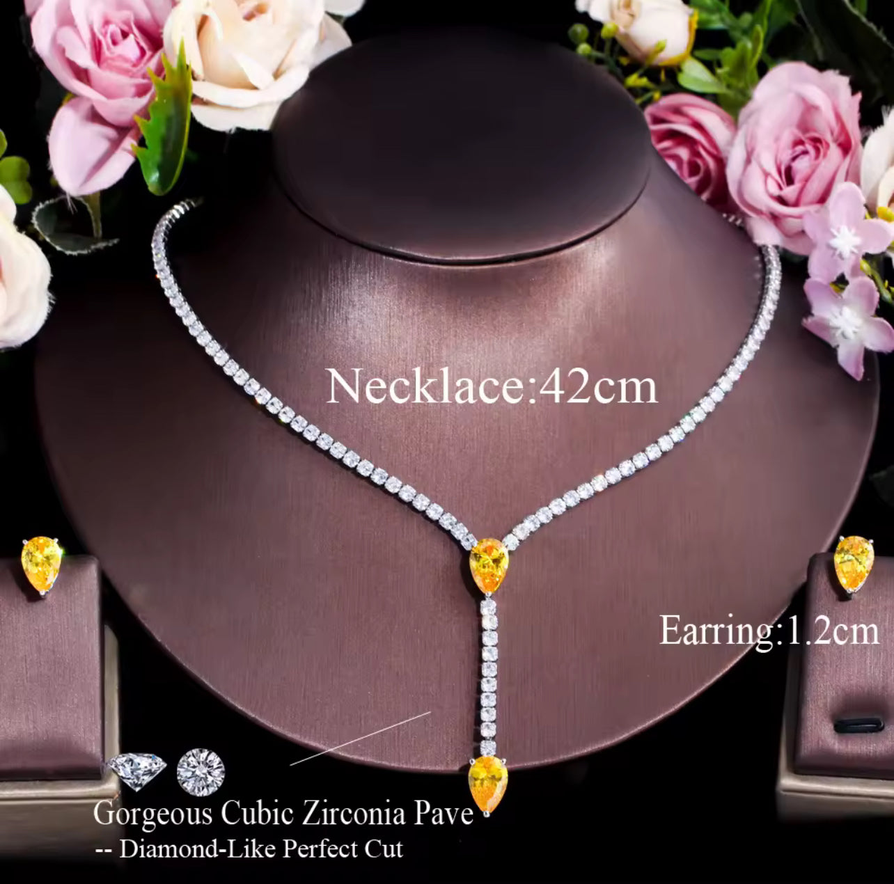 Glimmering Starlight Necklace & Earring Set