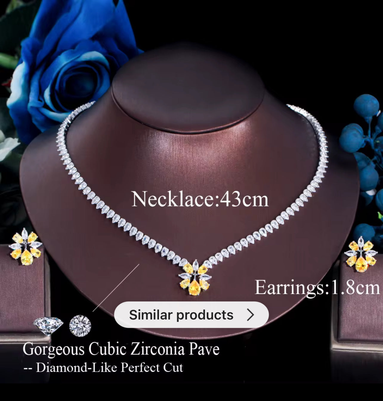 Regal Brilliance Necklace & Earring Set