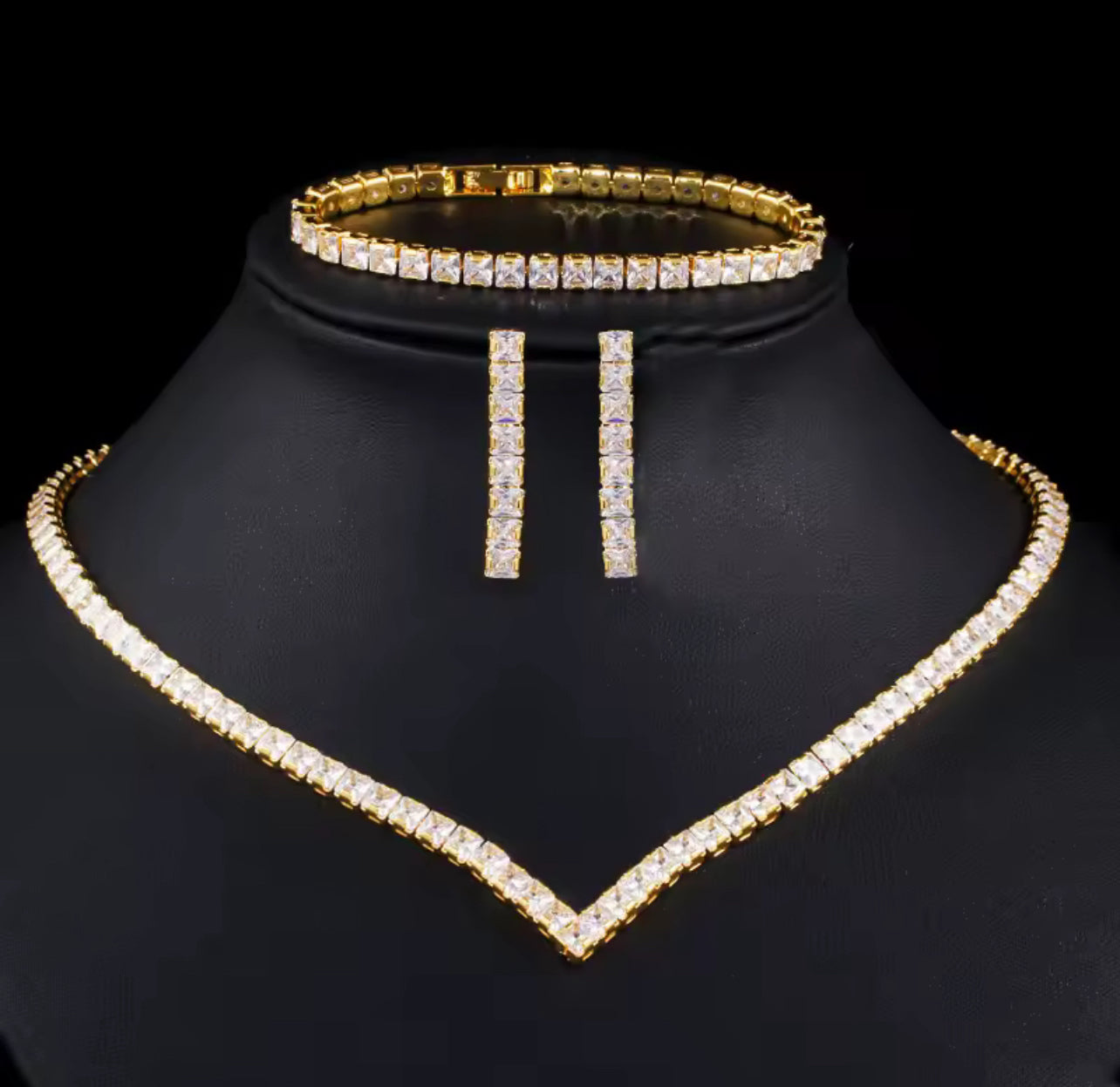 Celestial Brilliance Necklace & Earring Set