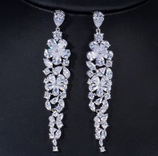 Enchanted Zircon Drop Earrings