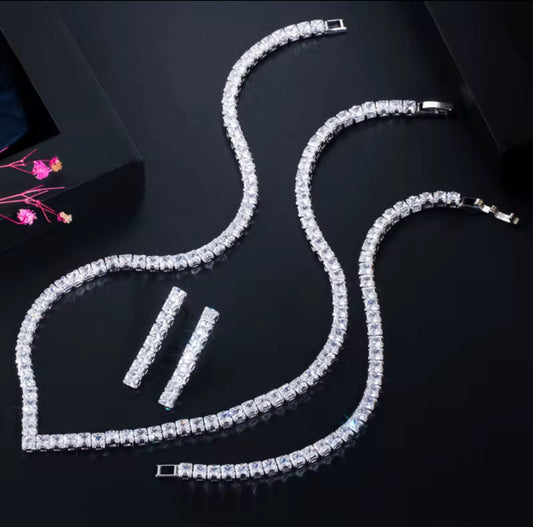 Luminous Necklace & Earring Set