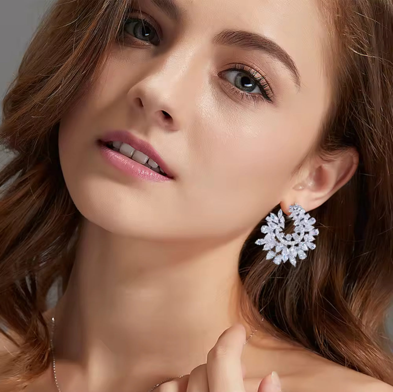 Crystal Halo Earrings