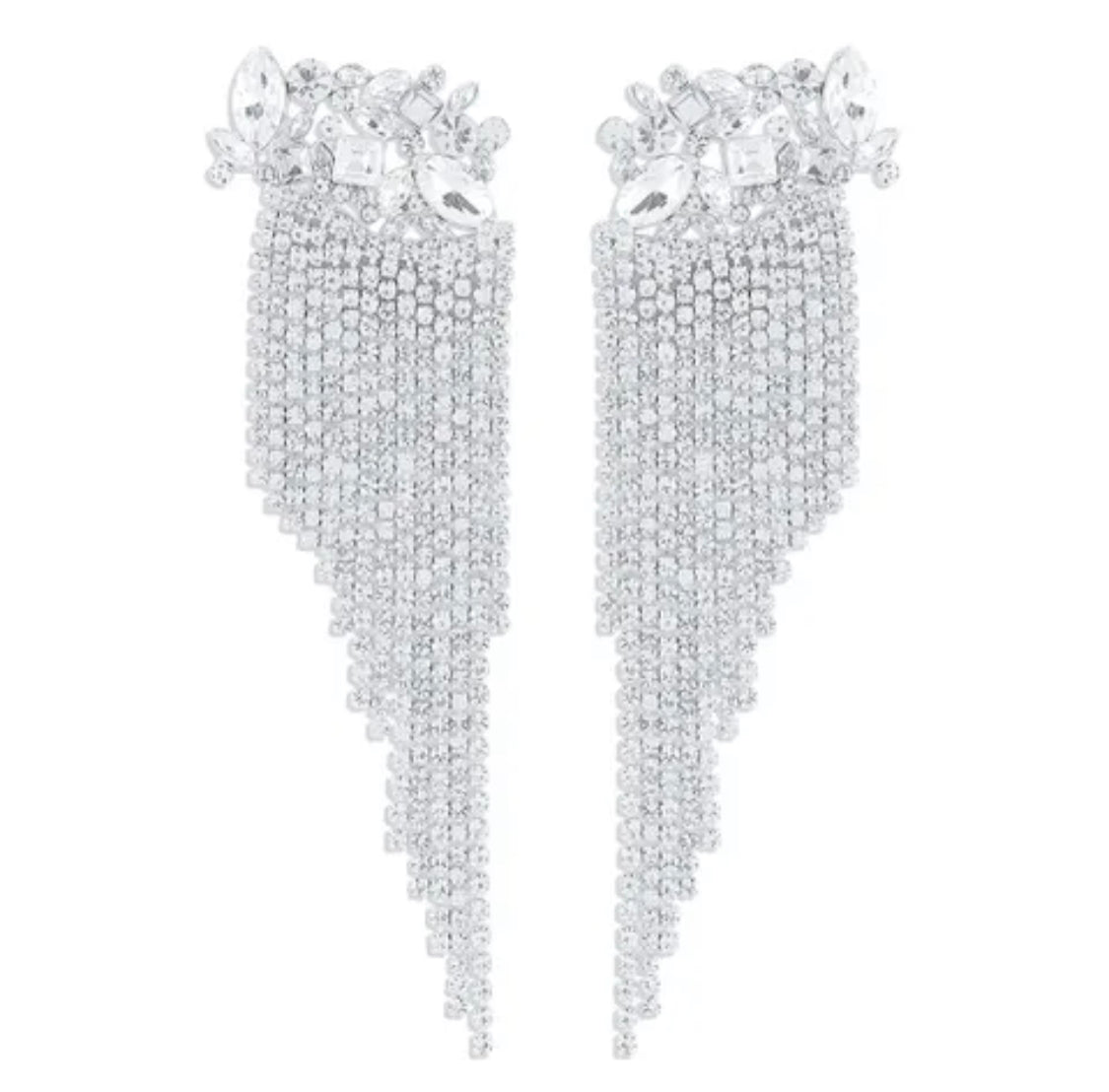 Pristine Brilliance Drop Earrings