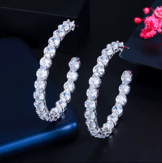 Silver-Plated Earrings