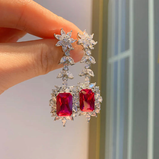 Crystal Eclat Drop Earrings