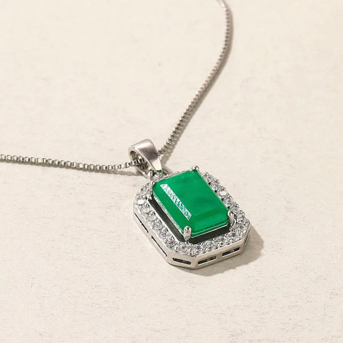Sparkling Zircon Necklace