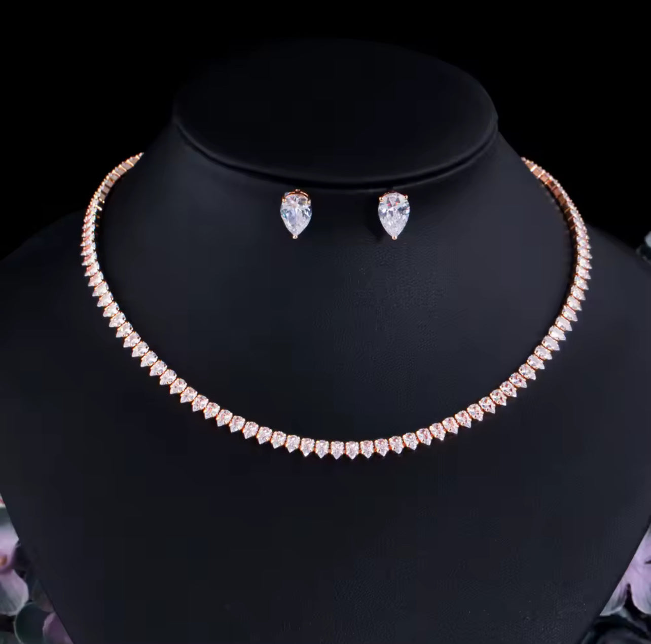 Starlit Radiance Necklace & Earring Set