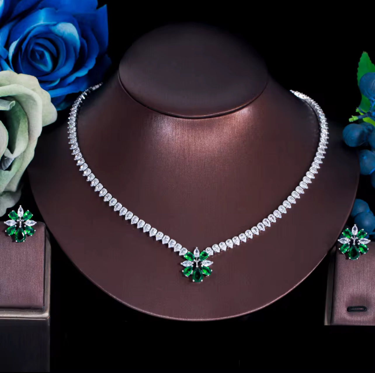 Regal Brilliance Necklace & Earring Set