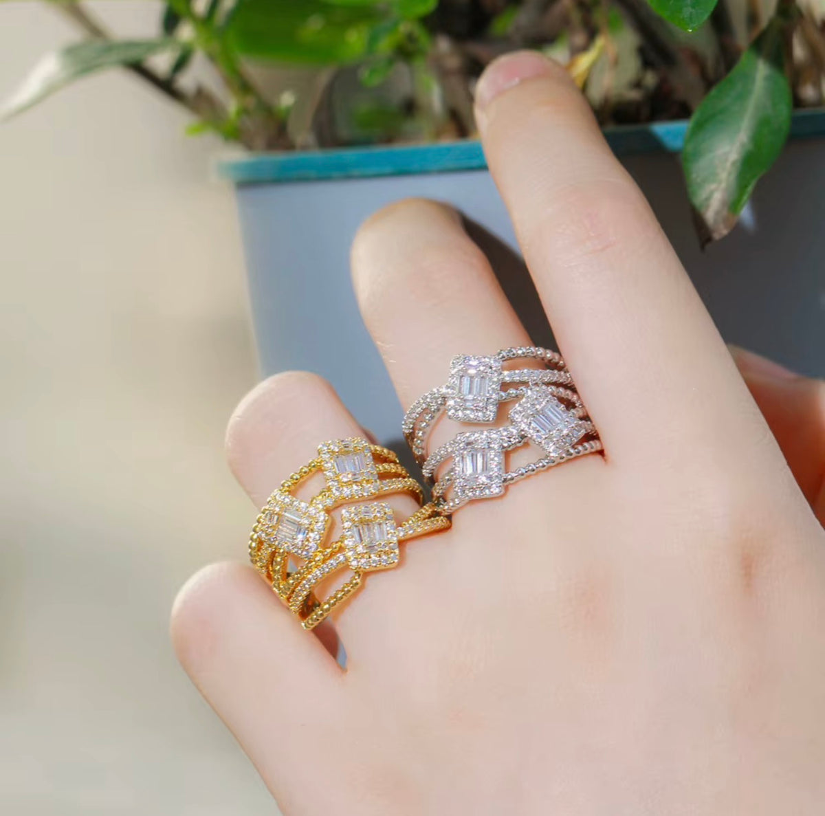 Aurelia Multi-Strand Statement Ring