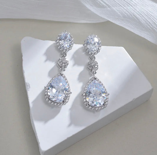 Sparkling Brilliance Drop Earrings