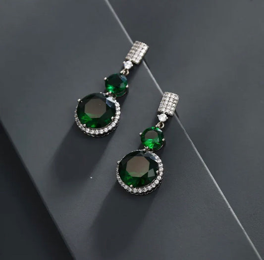 White Gold Plated Earrings