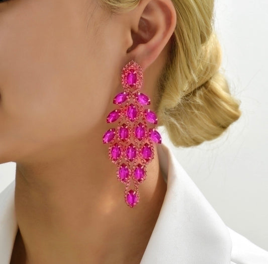 Celestial Gemstone Drop Earrings