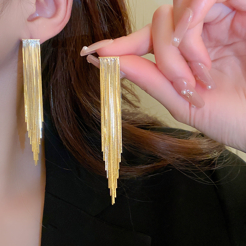 Ethereal Brilliance Drop Earrings