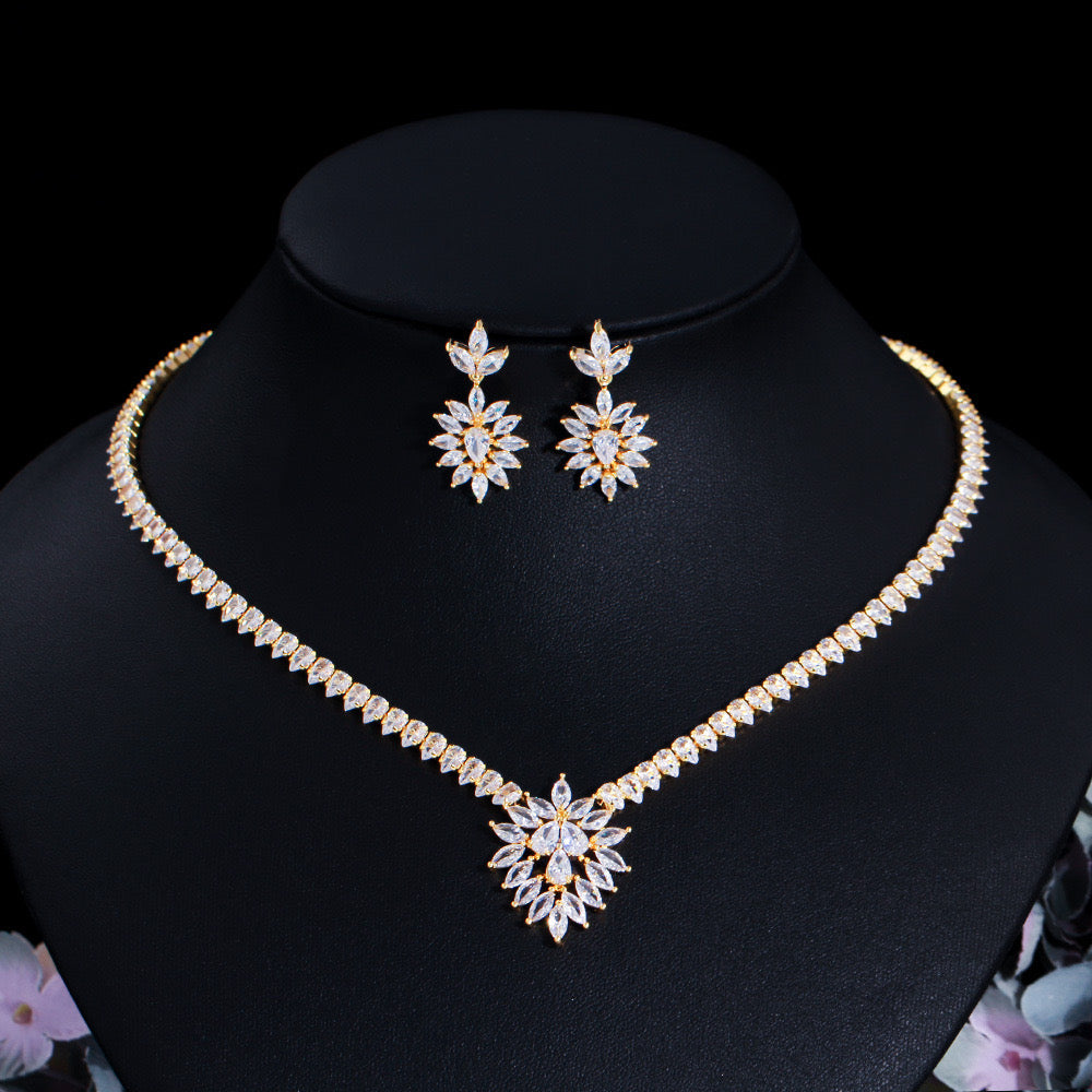 Dazzling Brilliance Necklace & Earring Set